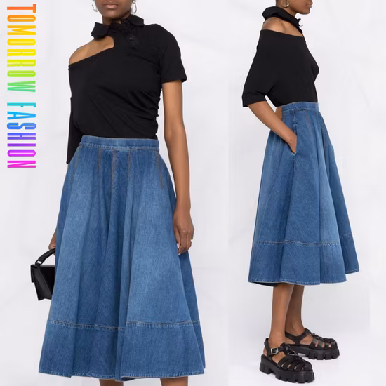 Señora Maxi Long Women MIDI A de encargo de alta calidad de la etiqueta privada de la fábrica de ropa de China OEM