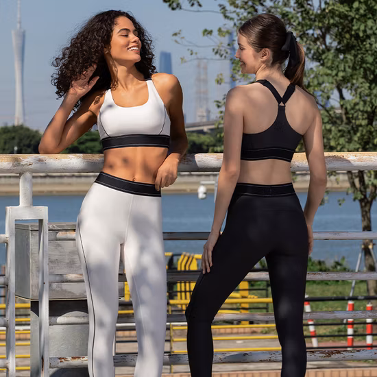 Nueva moda Superior primavera Fitness entrenamiento ropa deportiva correr gimnasio rápido