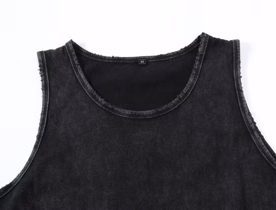 Camisetas sin mangas personalizadas de algodón con cuello redondo, las mejores camisetas sin mangas para fitness para hombres